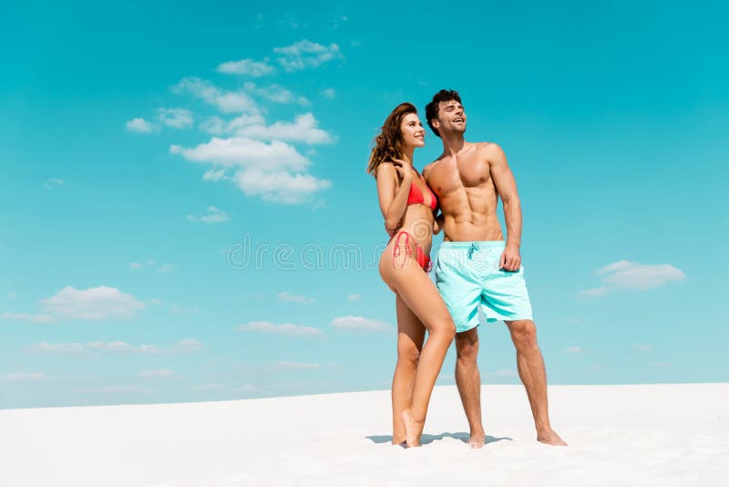sexy couple on the beach