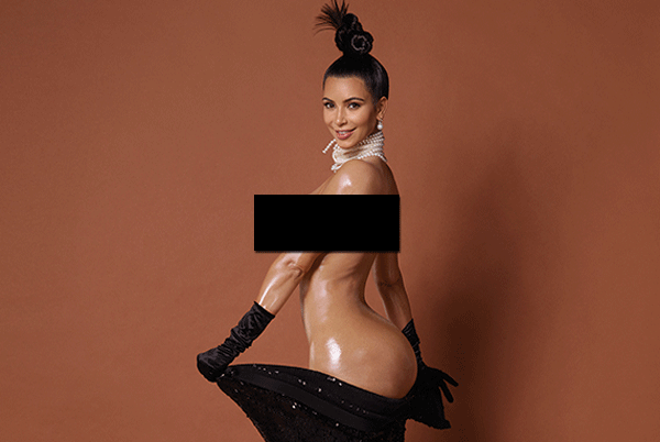 Kim Kardashian Butt Nude ives gif