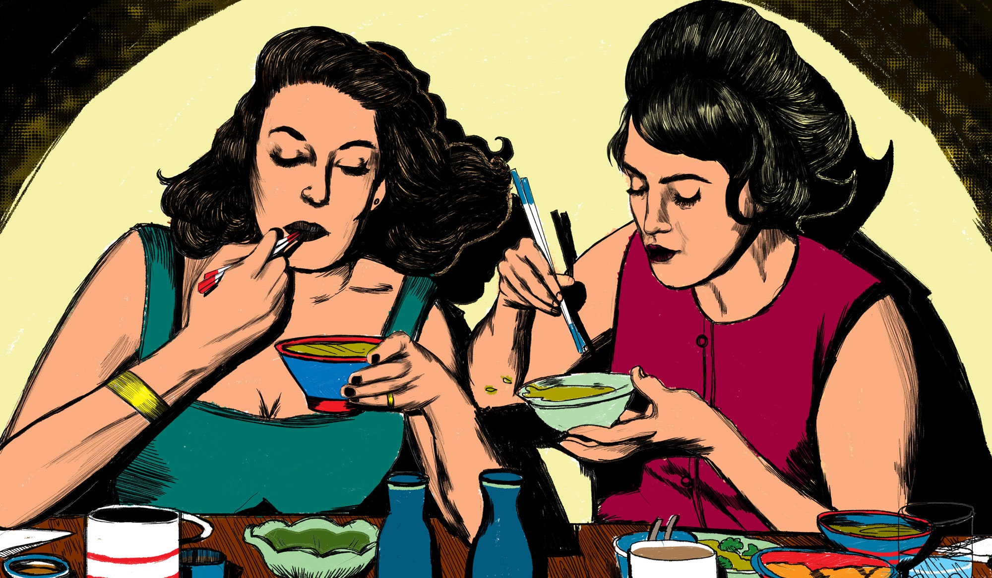 ben rake recommends Women Eating Out Other Women