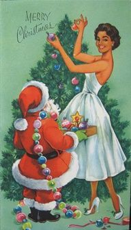 Best of Vintage christmas pin up girl images