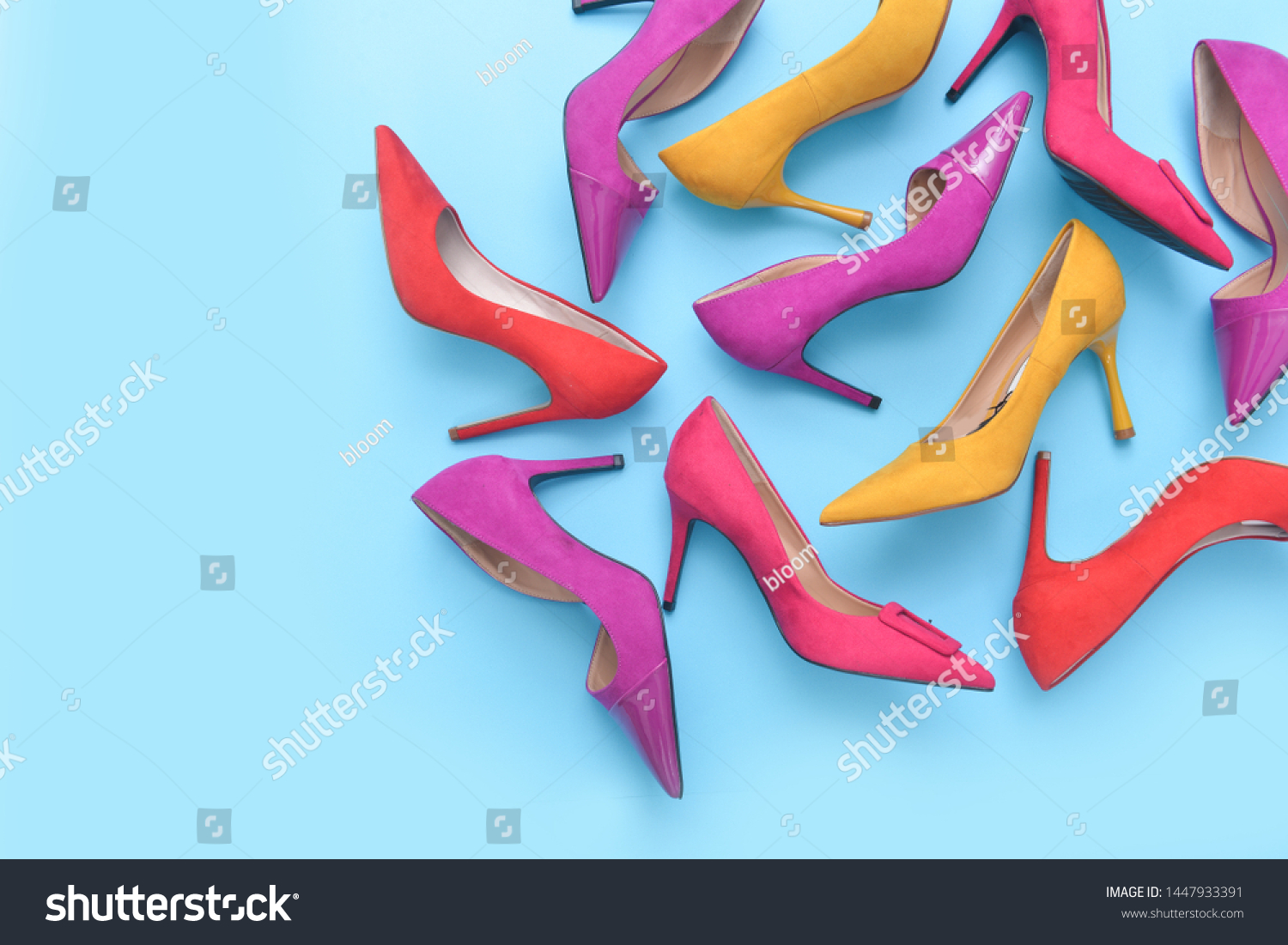 cee rose share pile of high heels photos