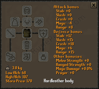Hard Leather Body Osrs maid domino