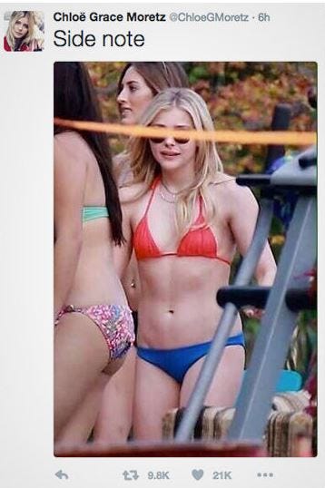 cameron wellman recommends chloe grace moretz buthole pic