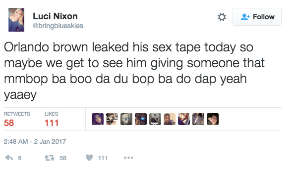 ben dryer recommends orlando brown leaked sex tape pic