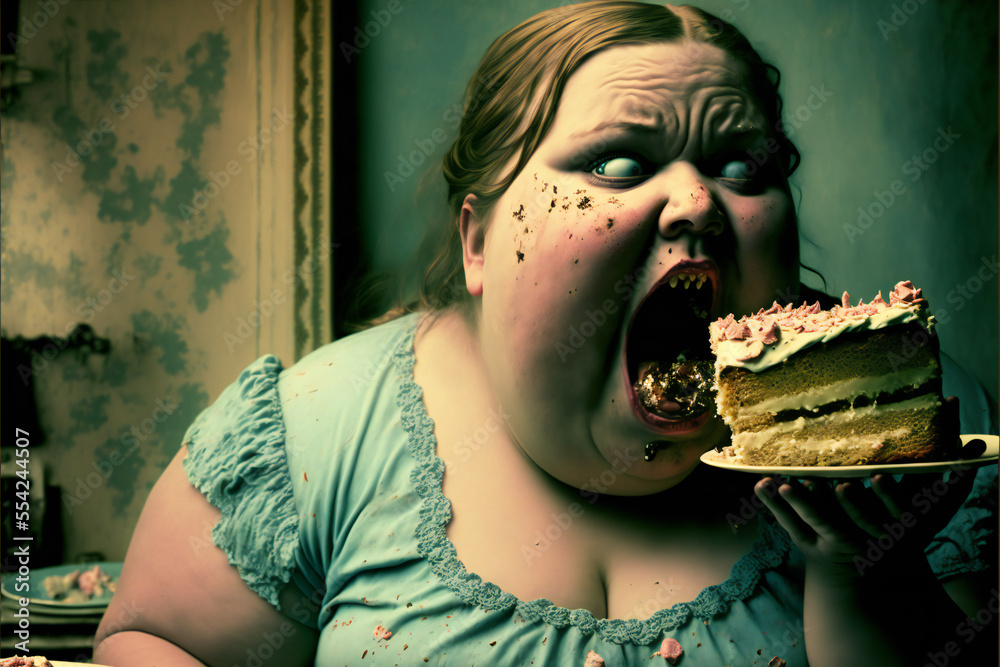 alexander heinz recommends fat chick eating cake pic