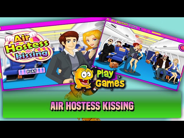 Best of Air hostess kissing game