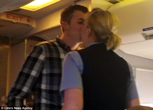 air hostess kissing game