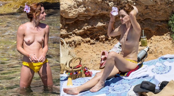 Emma Watson Topless Beach zwei schwestern
