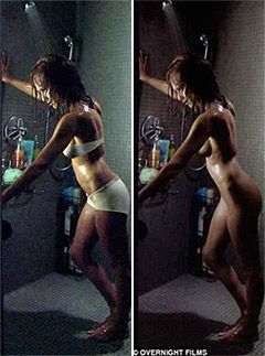 Jessica Alba Shower Scene bridesmaid sex