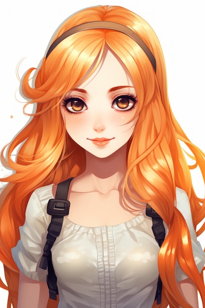 david chilvers recommends anime girl with long orange hair pic