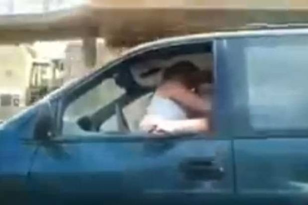 Best of Couple having sex in a car