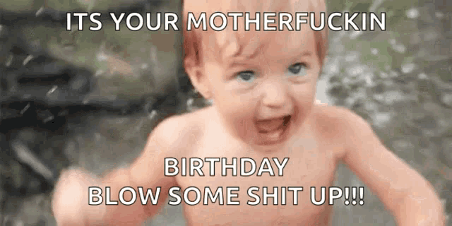 happy birthday fucker gif