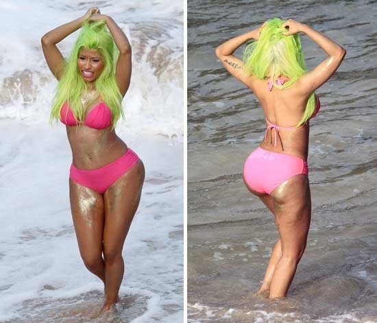 Nicki Minaj Bikini Booty room net