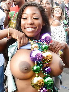 mardi gras nude women