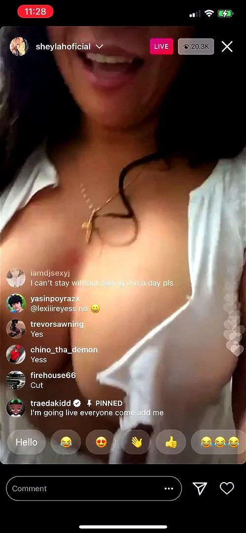 beth hypes recommends instagram live nip slip pic