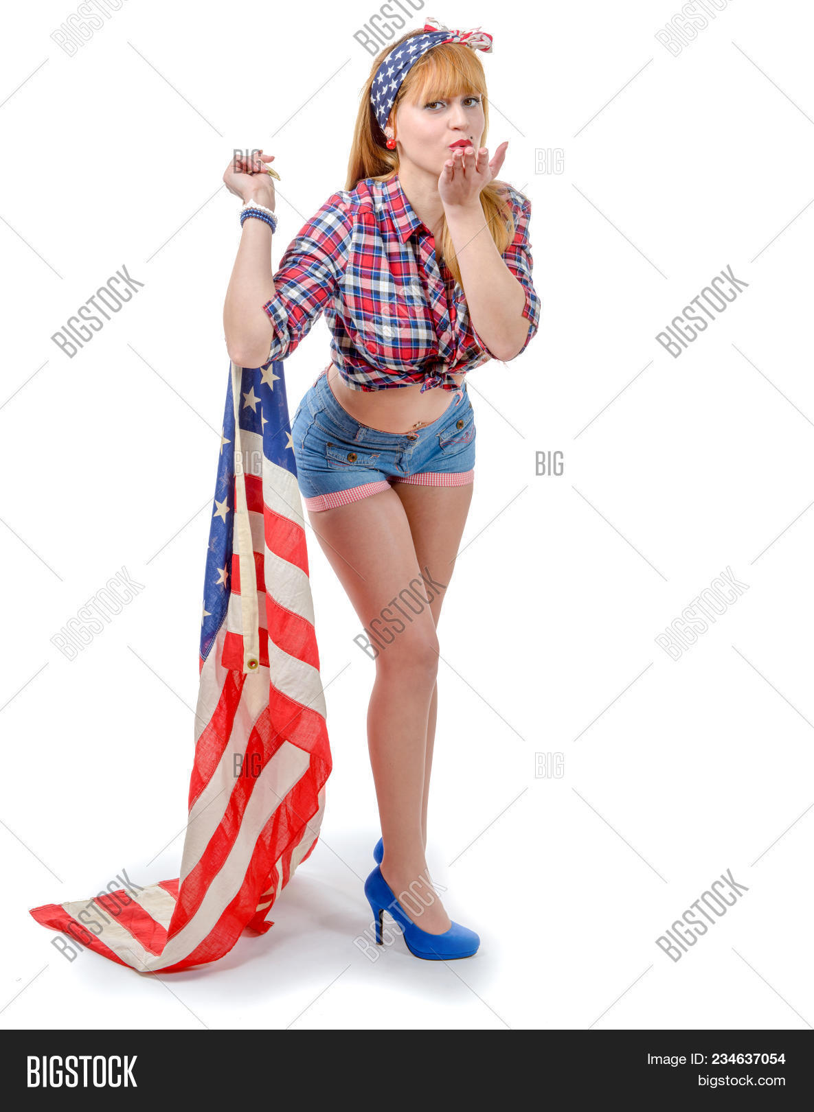 bret daniels recommends Hot Girl Holding American Flag