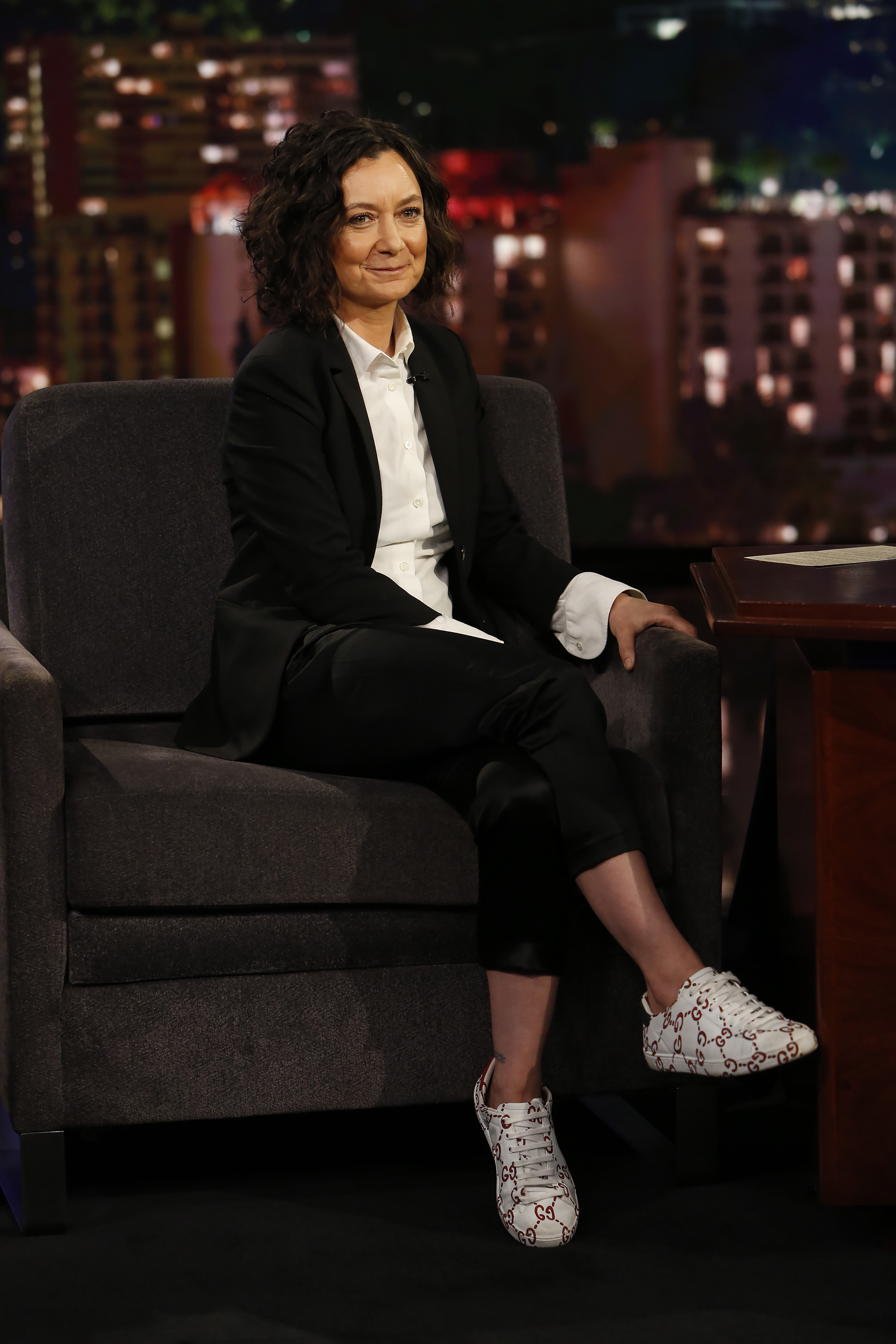 abraham calvin recommends sara gilbert feet pic