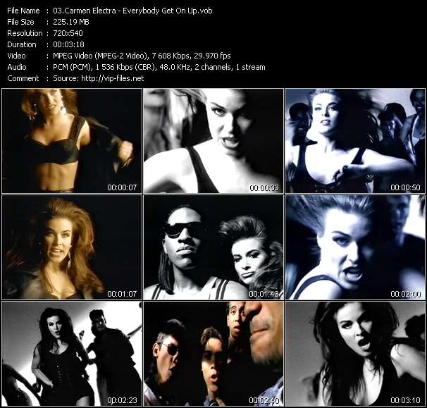 cindy gagnon share carmen electra music videos photos