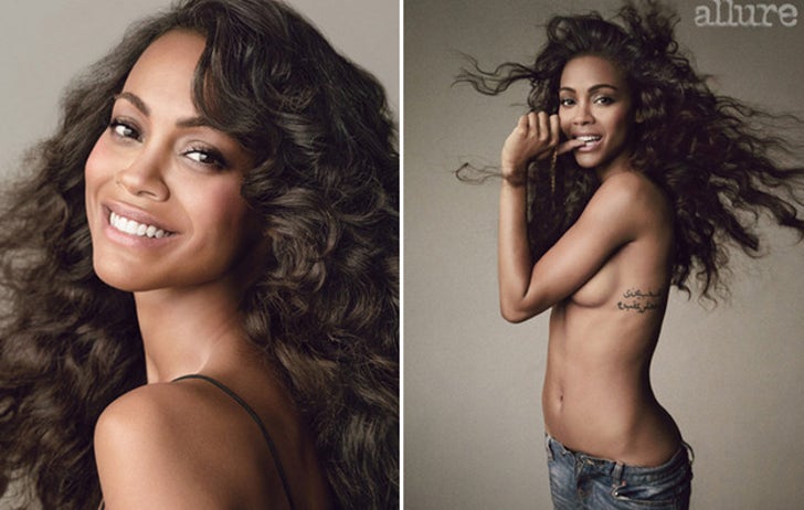 ashleigh omalley recommends zoe saldana topless pic