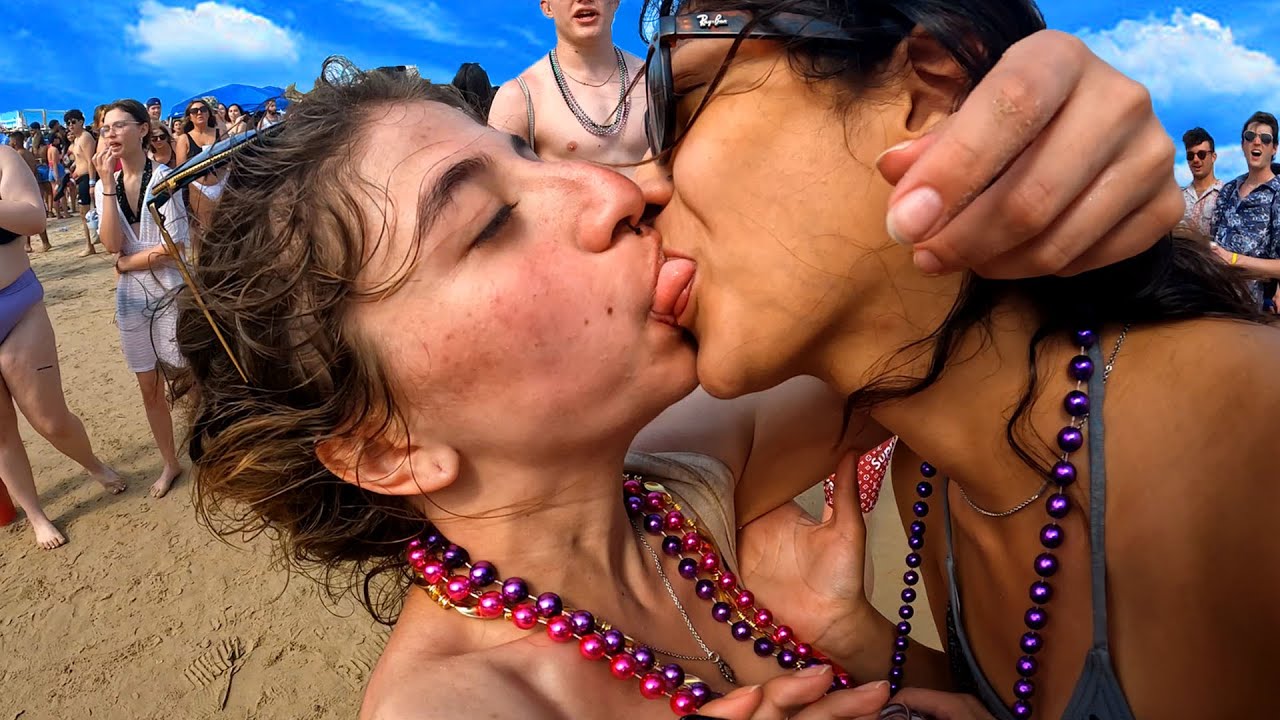 audriana martinez recommends girls kissing spring break pic