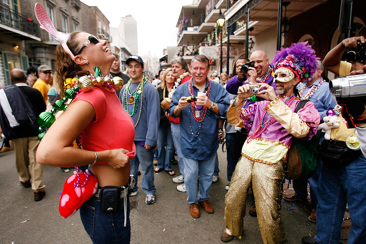 anja van eeden recommends drunk mardi gras girl pic