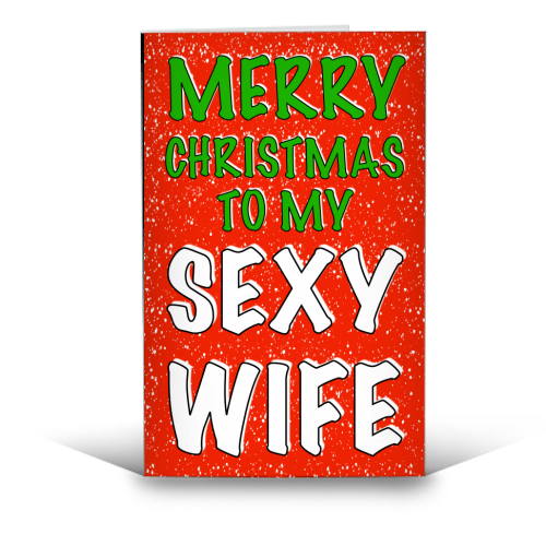to my sexy wife