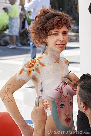 adriana jennings add photo body paint boob