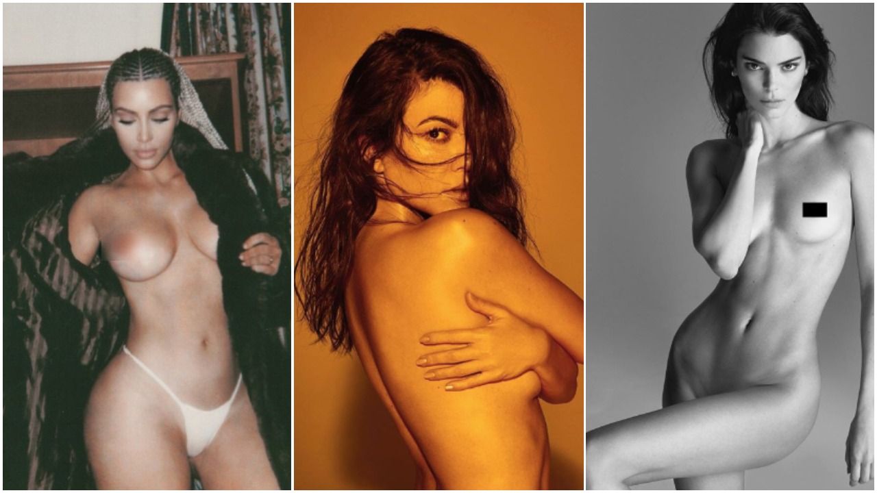 Best of Kardashian and jenner naked