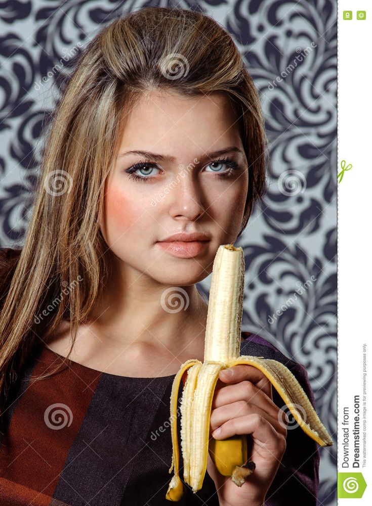 azal jodat add woman eating banana picture photo