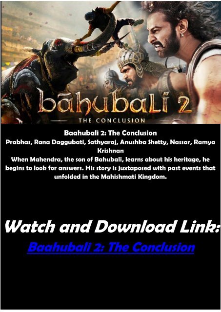 Best of Bahubali movie hindi download