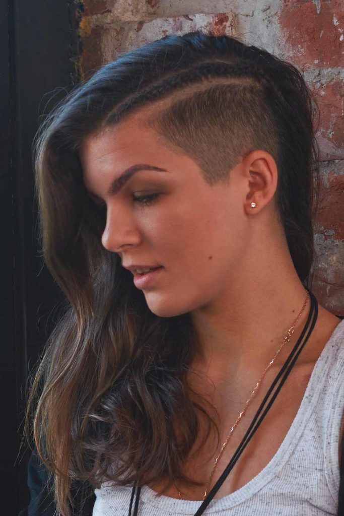 caro munoz recommends girls half shaved heads pic