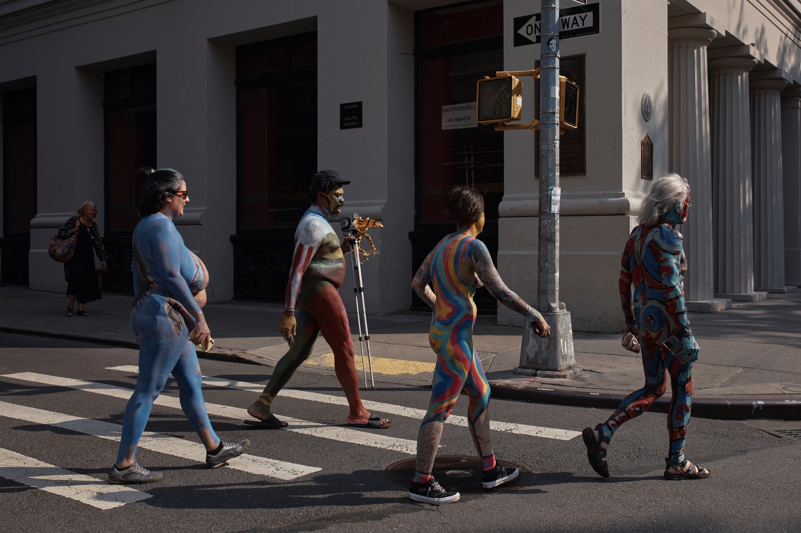 Best of Body painting nyc times square