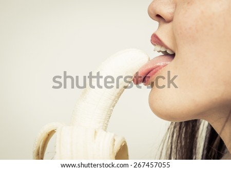 cecil hopkins recommends Woman Eating Banana Picture