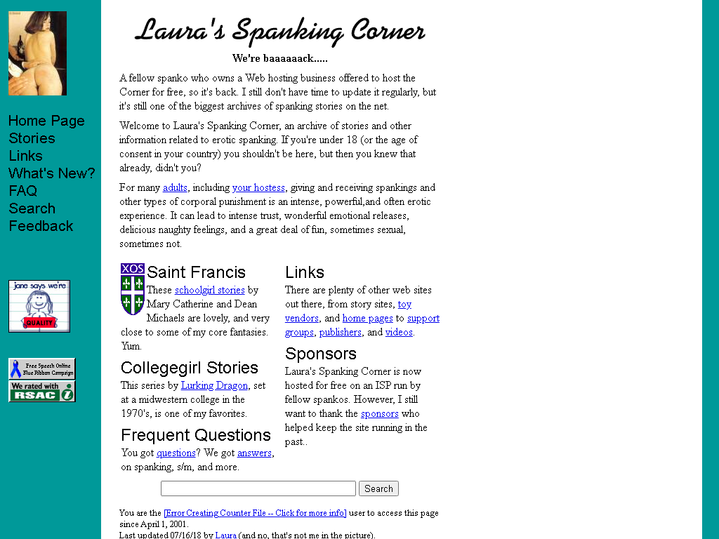 dorin dickerson recommends laura s spanking corner pic