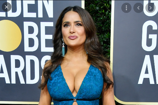 are salma hayek boobs real