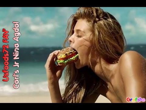 dionne da costa add photo nina agdal carls jr commercial