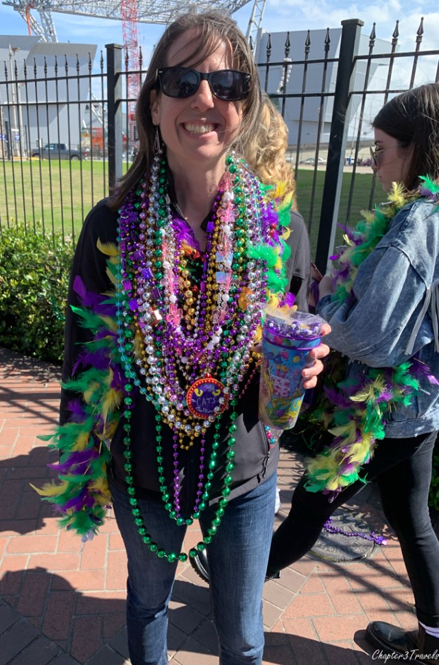 drunk mardi gras girl