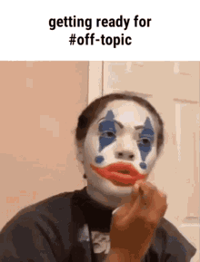 christopher hue recommends Clown Makeup Gif