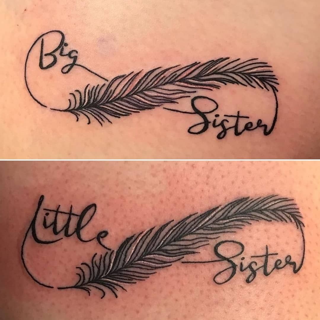 Big Sis Lil Sis Tattoos nuttz superheroines