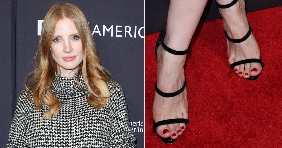 Best of Jessica chastain feet pics