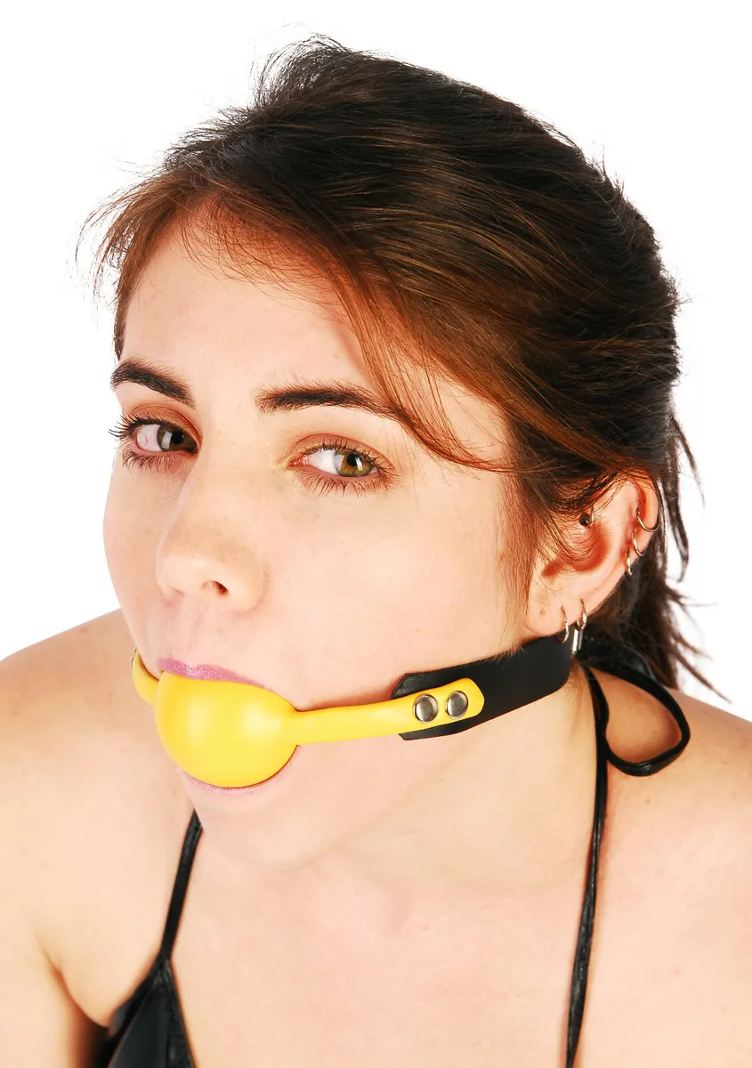 Best of Women wearing ball gags