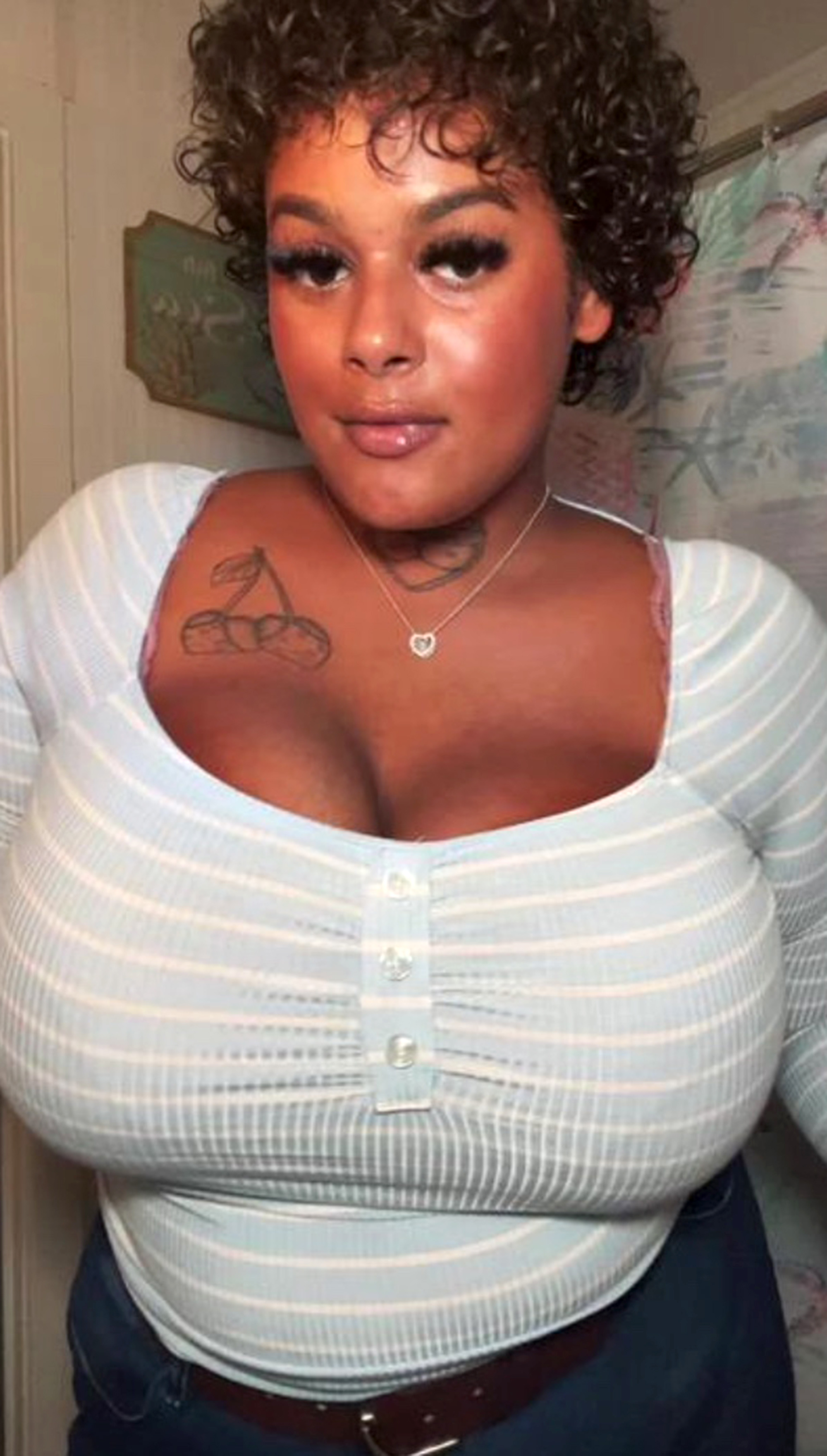 dave gouger share black boobs in public photos