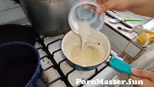 cooking with cum porn