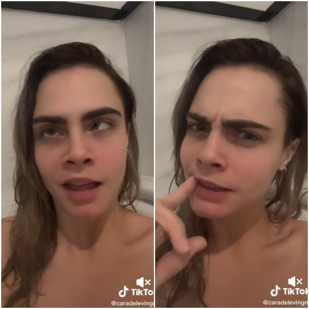 Cara Delevingne Uncensored titted shemale