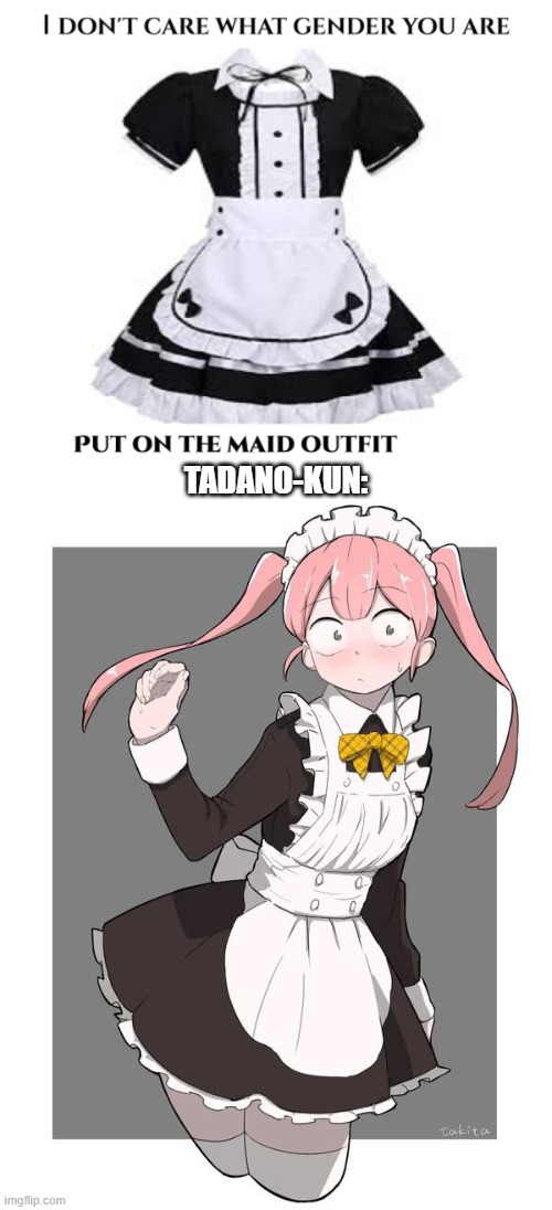 dan lomonaco share maid outfit meme photos