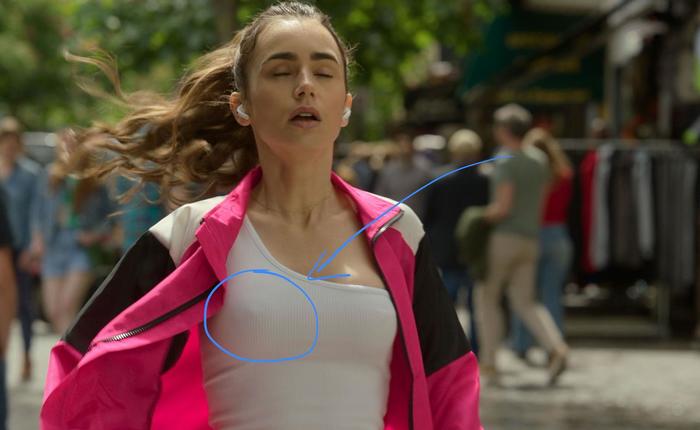 abby madali recommends lily collins nipple slip pic