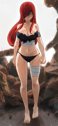 fairy tail erza sexy