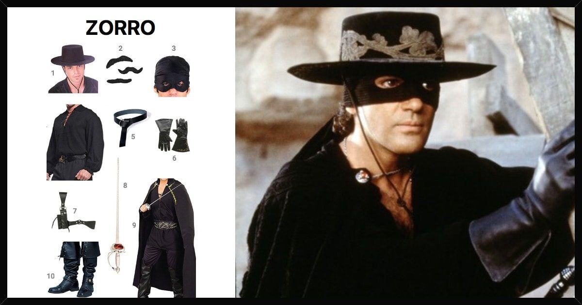 Best of Mask of zorro costume