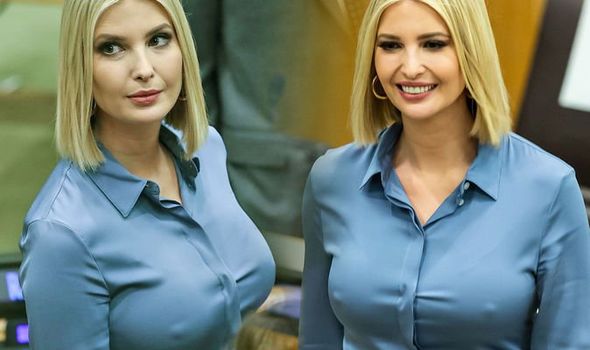 ivanka trump boob oops