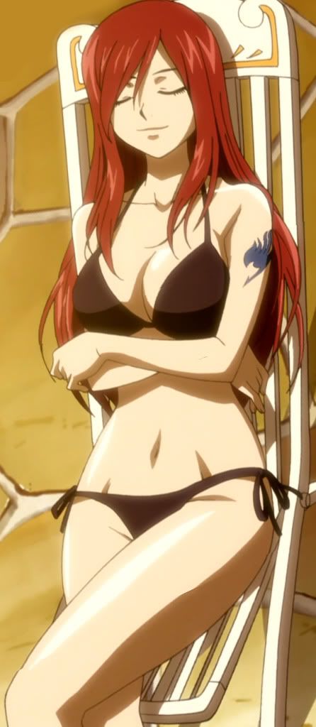 erza fairy tail hot